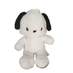 Build-A-Bear Workshop Pochacco Plush Toy 17" White & Black Stuffed Animal
